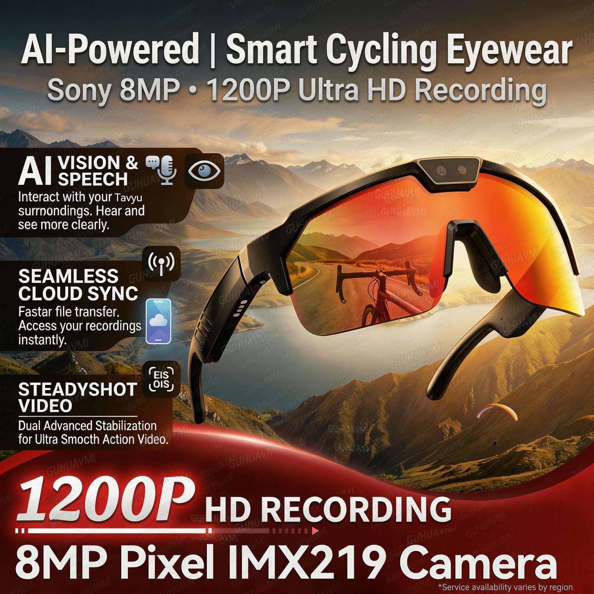 Audio Music Arabic - 2026New AI Smart Glasses 1200P Camera