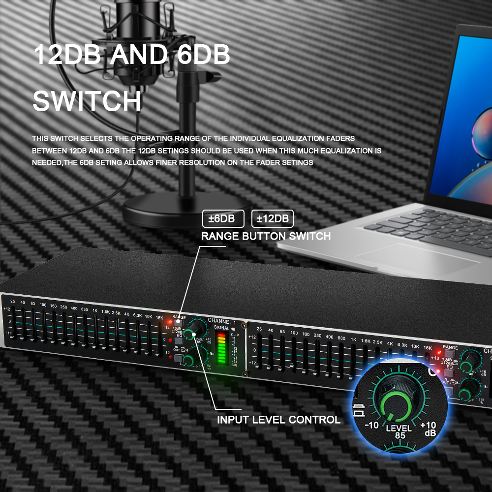 Eq215 Dual 15-Band Graphic Equ - Audio Music Maker 评论和价格