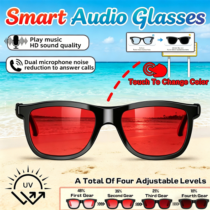 Smart Audio Glasses Color Chan - Audio Music Arabic 评论和价格
