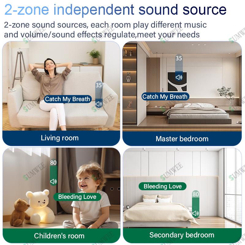 2zone audio in wall amplifier  - Audio Music Background Free 评论和价格
