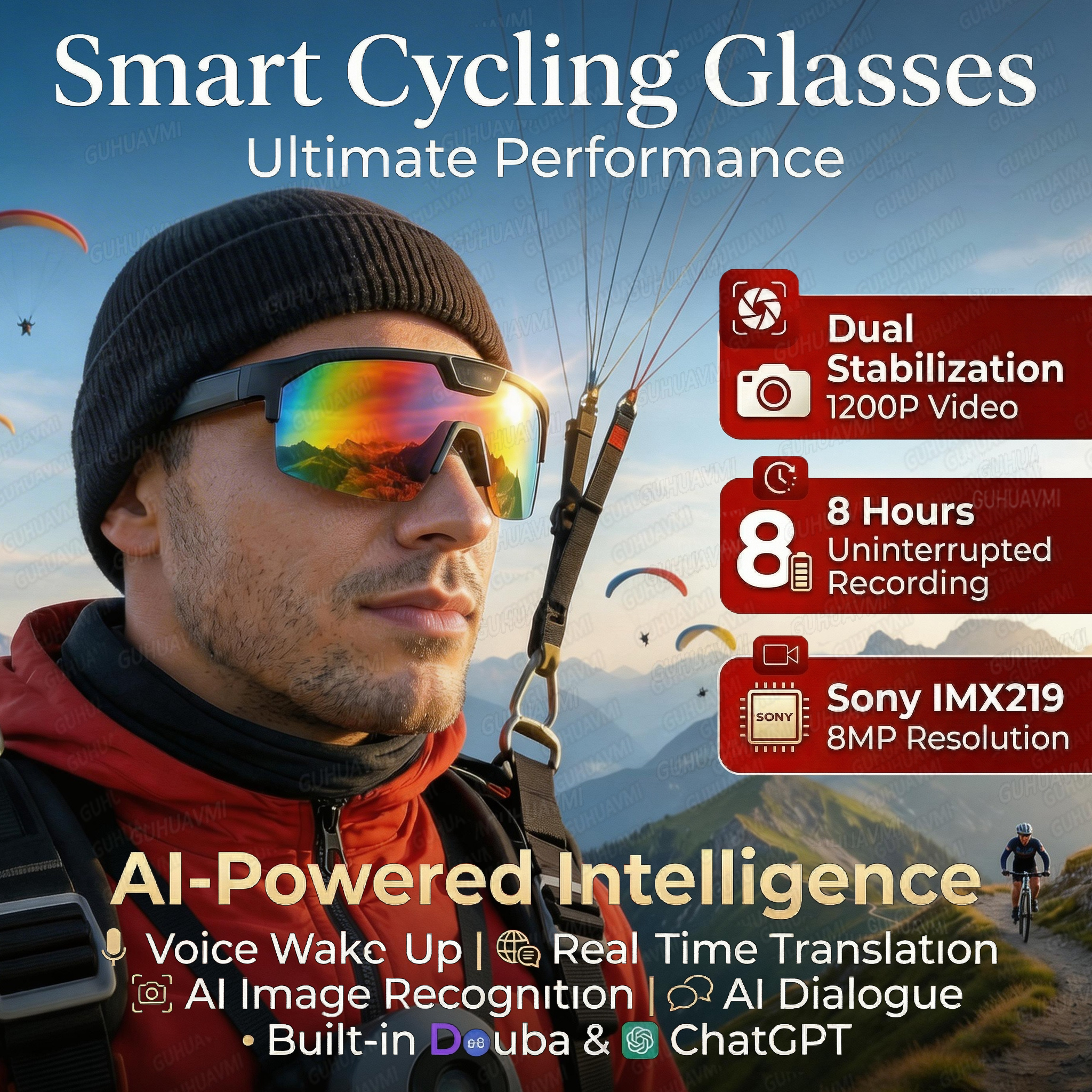 2026 New AI Smart Sports Glass - Audio Music Arabic 评论和价格
