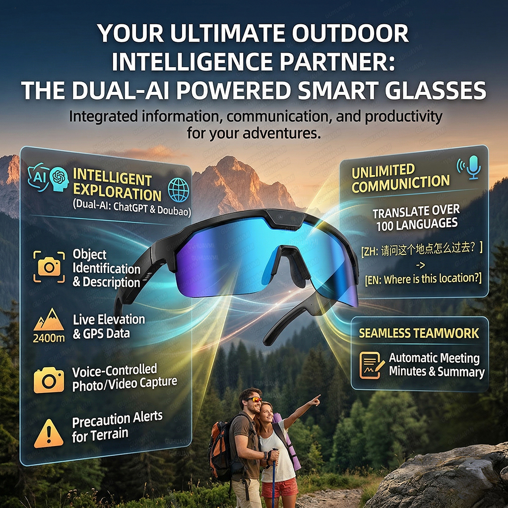 2026 New AI Smart Sports Glass - Audio Music Arabic 评论和价格
