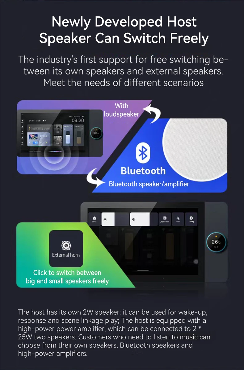 TUOAN 4-way Speakers Multi-fun - Audio Music Background Free 评论和价格