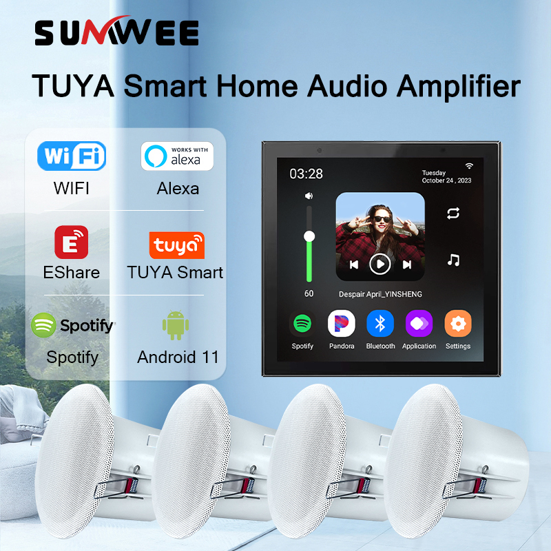 TUYA Smart Home 4 Inch Android - Audio Music Background Free 评论和价格