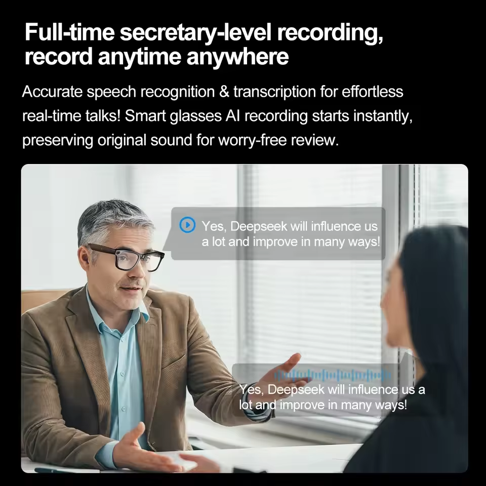 2026 New AI Smart Glasses with - Audio Music Arabic 评论和价格