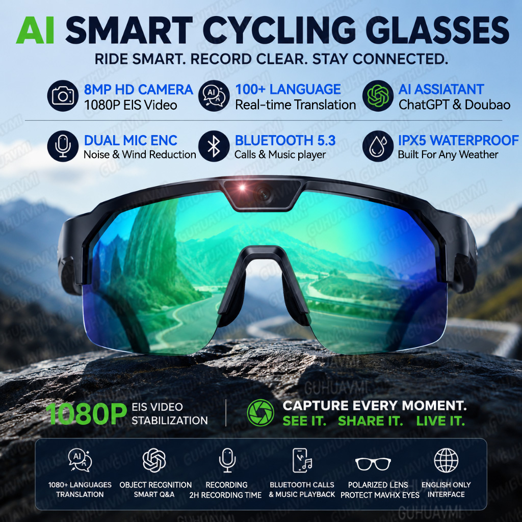 2026 Upgrade Smart Glasses wit - Audio Music Arabic 评论和价格