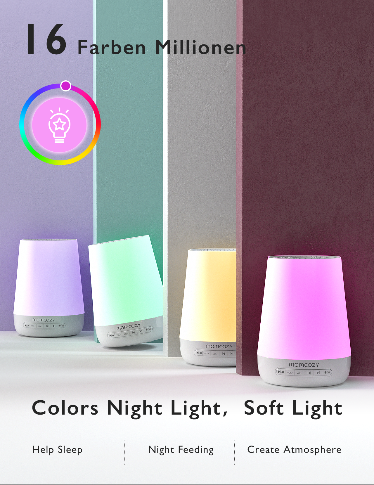 Momcozy Baby White Noise Sound - Audio Music Maker 评论和价格