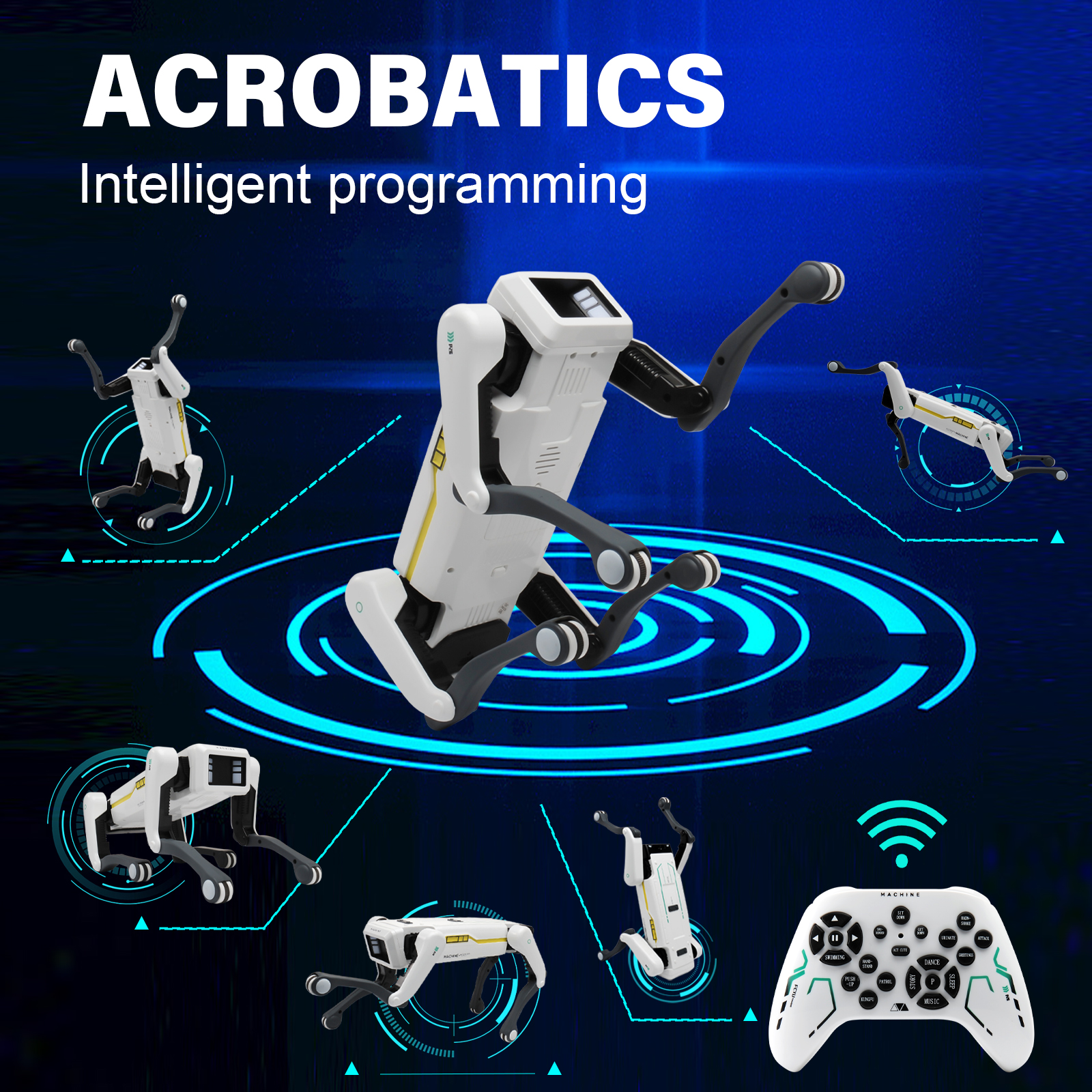 Intelligent AI RC Robot Dog Vo - Audio Music Maker 评论和价格