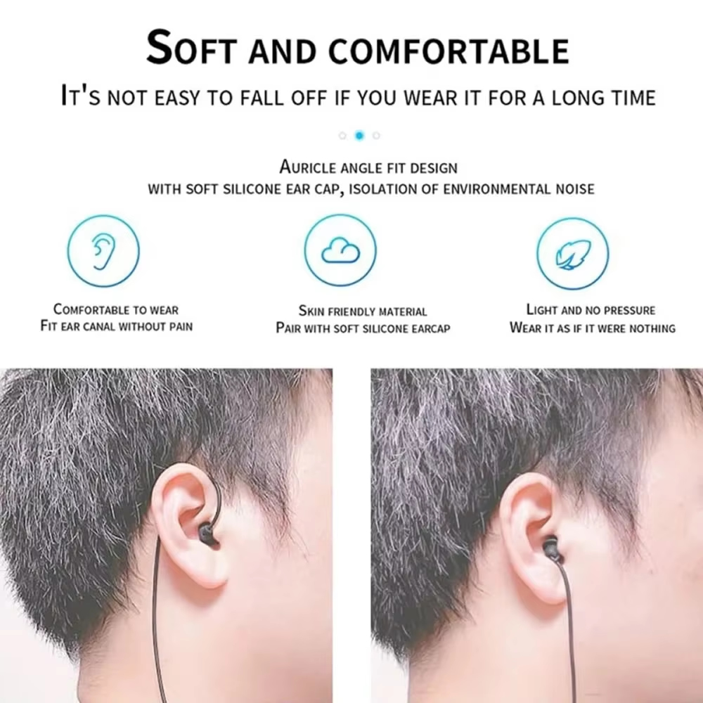 3.5mm Short Wired Headphones S - Audio Music Free Mp3 评论和价格