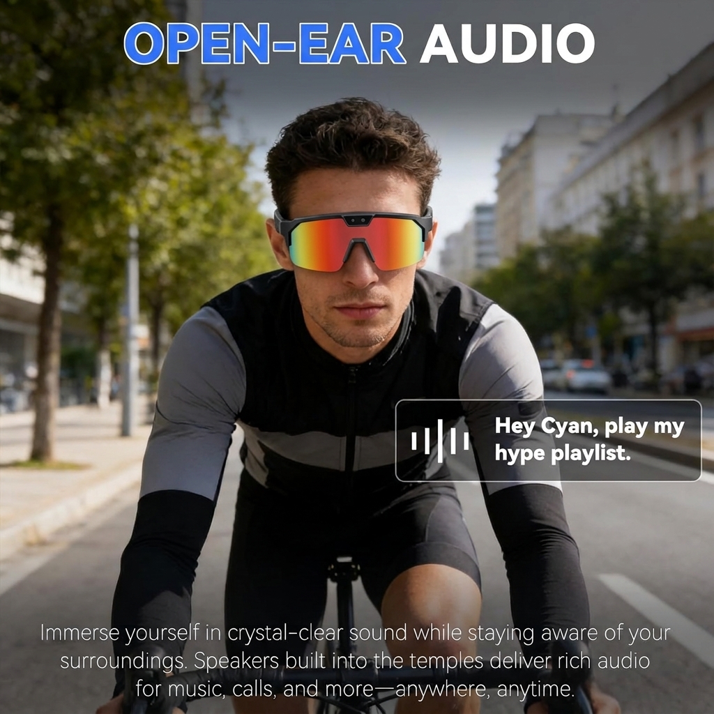 2026New AI Smart Glasses 1200P - Audio Music Arabic 评论和价格