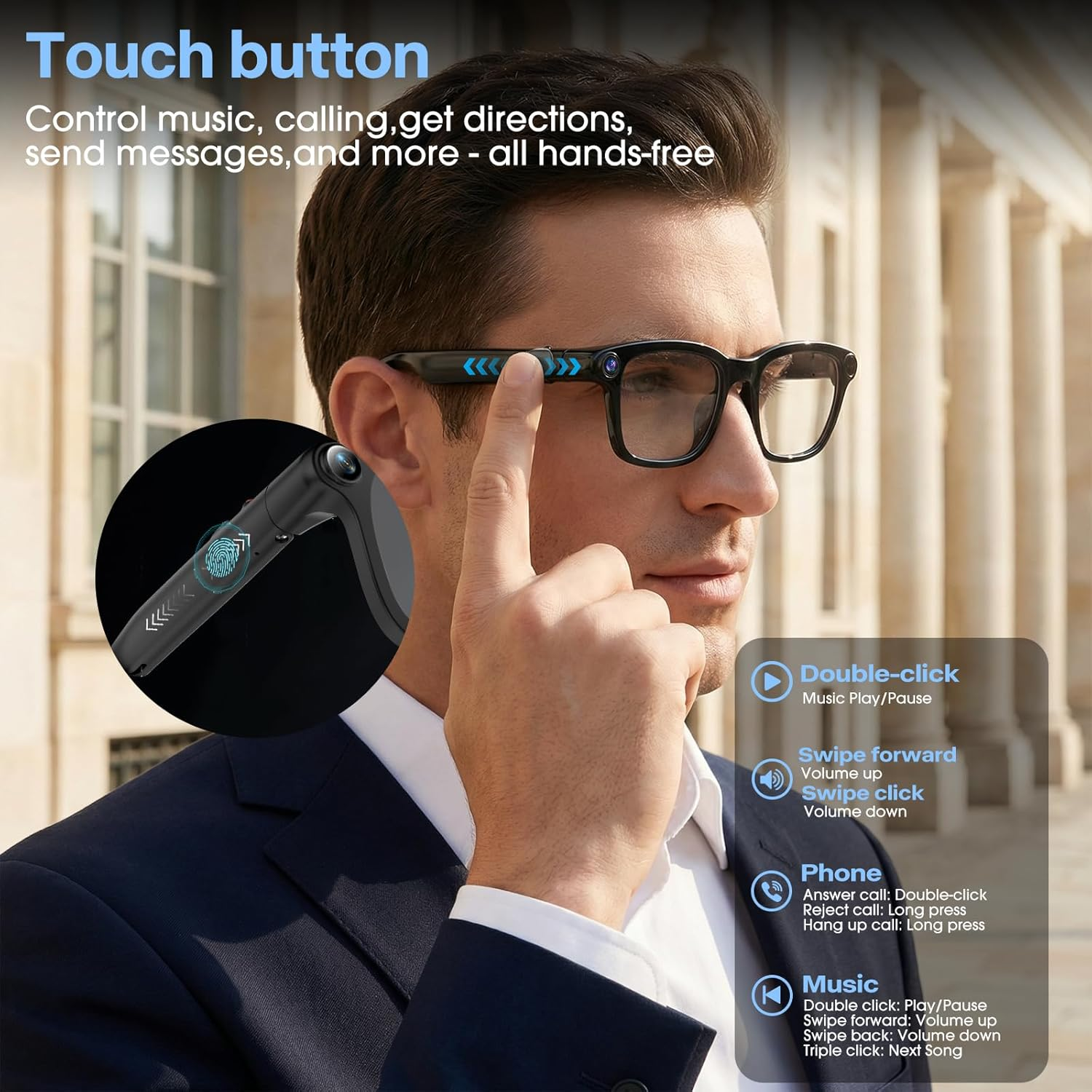 2026 New HD Smart Audio Glasse - Audio Music Arabic 评论和价格