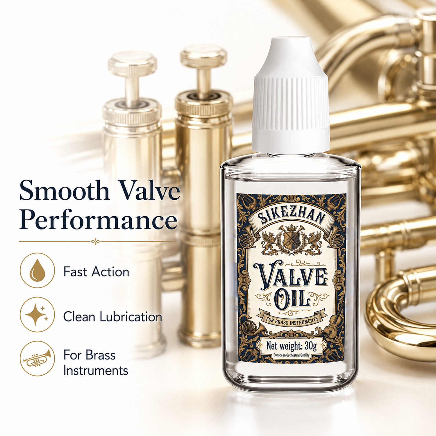 Professional Brass Instrument  - Trumpet Valve Oil 评论和价格
