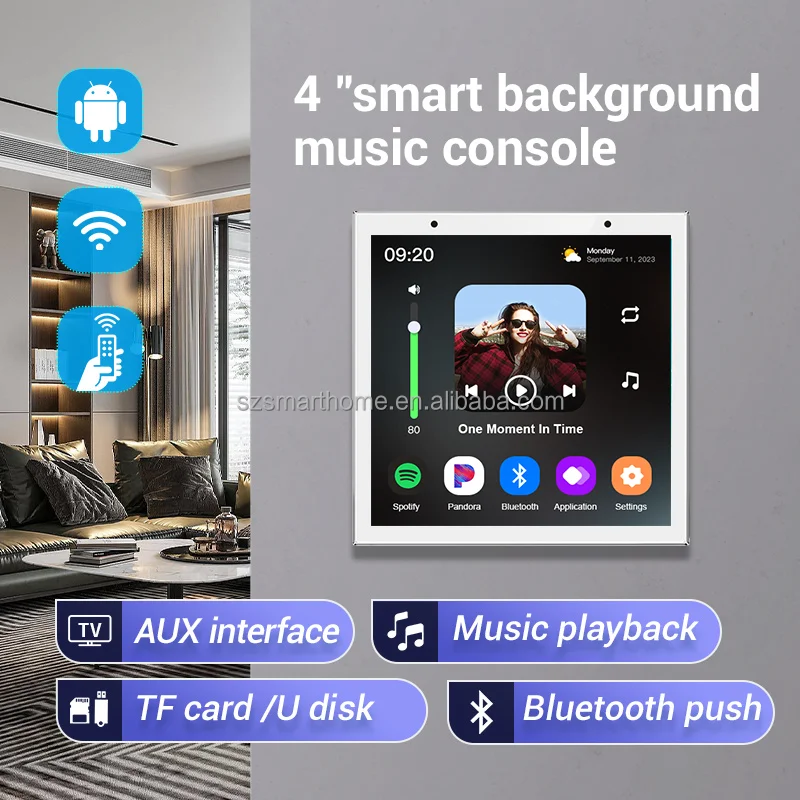 4-Inch Smart Home Background M - Audio Music Background Free 评论和价格